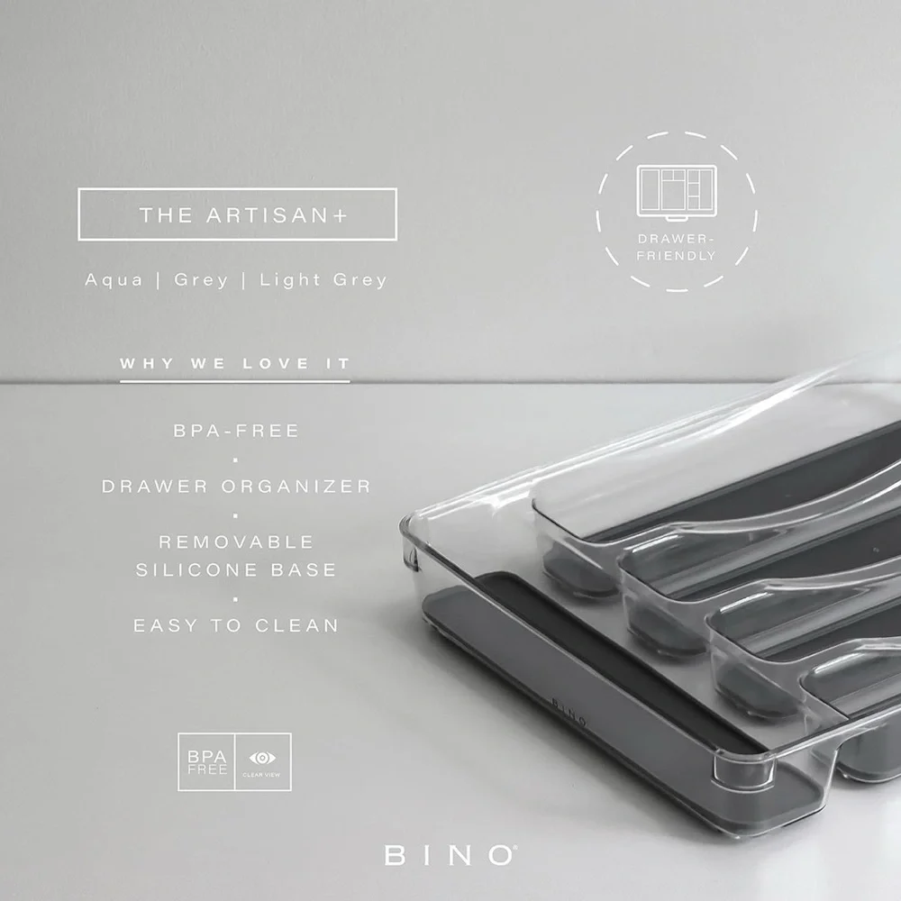 BINO‎ 5-Slot Silverware Organizer for Drawer